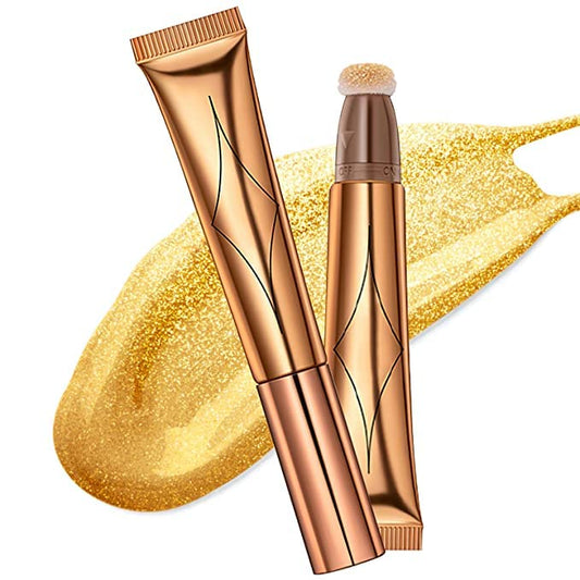 Blush Dreams Contour Beauty Wand, Liquid Face Concealer Contouring Stick with Cushion Applicator, Long Lasting Smooth Natural Matte Finish, Lightweight Blendable Super Silky Cream Contour Stick (Golden Highlighter (H1))