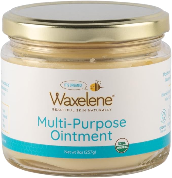 Waxelene Multi-Purpose Ointment, Organic, Large Jar & Detoxifying Mud-Mask