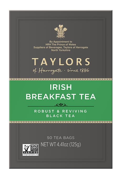 Taylors of Harrogate Irish Breakfast, 50 Teabags (Pack of 6)