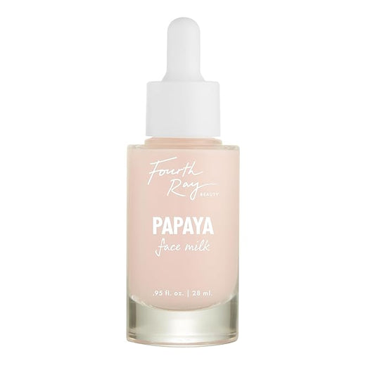 ColourPop Fourth Ray Beauty Papaya Face Milk - Moisturizing Face Serum Infused with Papaya Enzymes, Papaya Oil & White Tea - Conditions Skin for a Healthier-Looking Complexion (0.95 oz)