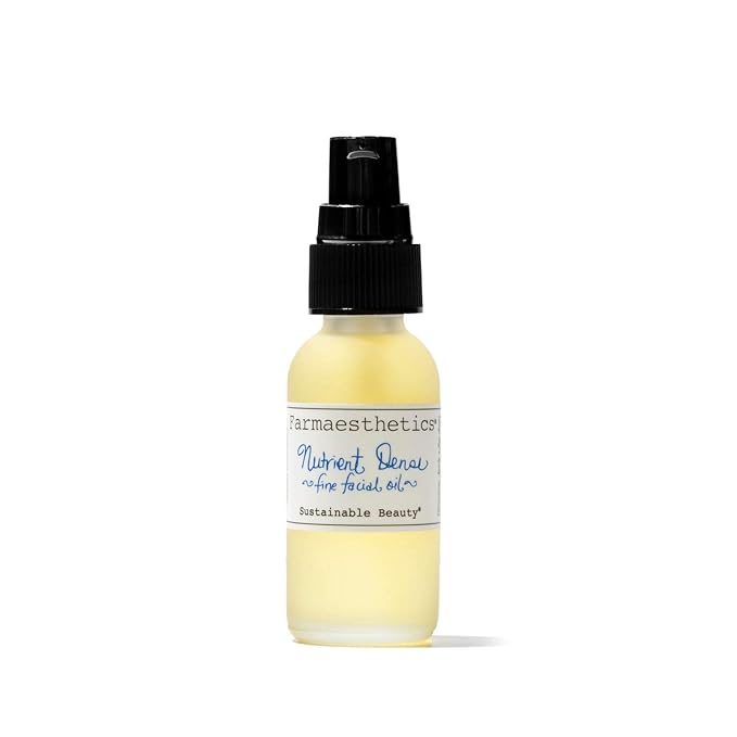 Farmaesthetics Nutrient Dense Fine Facial Oil (.85 fl oz) | Ethically Sourced Sustainable Beauty | Clean, All Natural, Small Batch Skincare