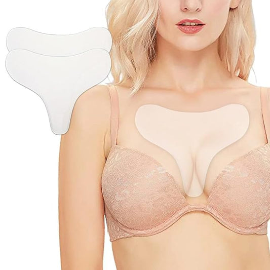 Chest Wrinkle Pads, Silicone Patches for Wrinkles-2 Pcs Anti Wrinkle Patches for Decollete & Cleavage, Reusable Anti Aging Overnight Wrinkles Patches While Sleeping 14