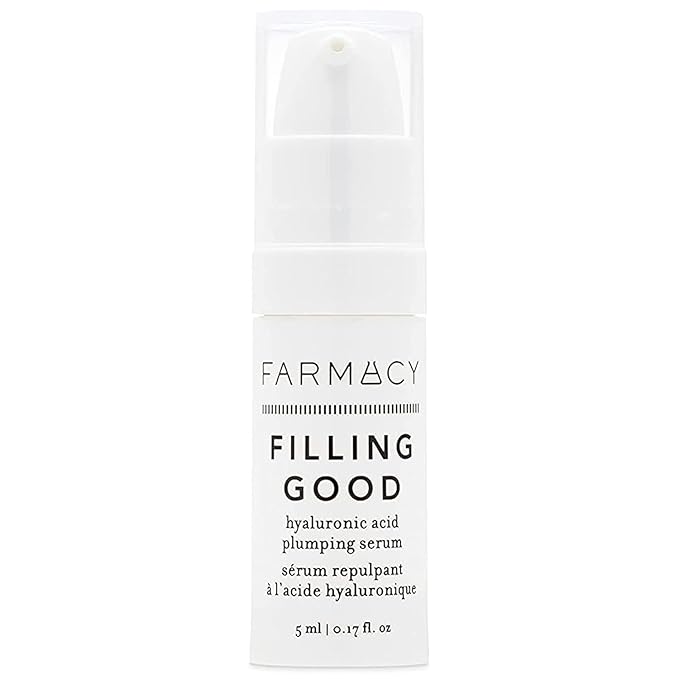 Farmacy Filling Good Hyaluronic Acid Serum for Face - Anti Aging Skin Care + Hydrating Face Serum - Plumps, Smoothes & Helps to Visibly Improve Skin Firmness for a Youthful Complexion (5ml)