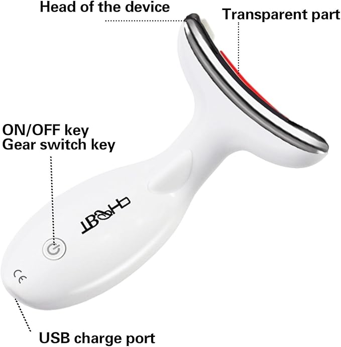 TBPHP Electric Tightening Massager Face Neck Massager Wireless for Skin Care Tightens and Lifting