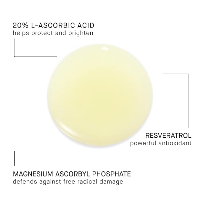 ARCONA Youth Serum - 20% Vitamin C, Bioflavonoids from Wine Extract Brightens, Tones + Firms Skin. Made In The USA