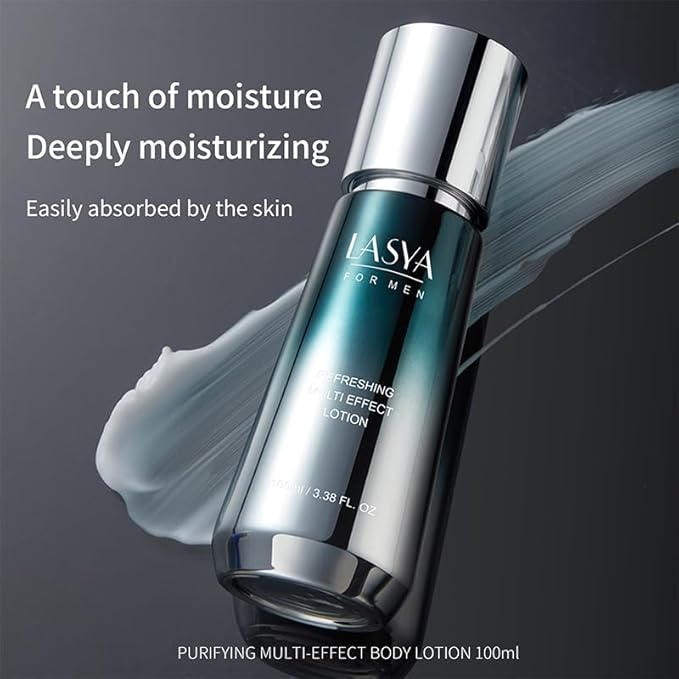 Oil Control Skin Care Set For Men 3-In-1 Skin Care Routine With Cleanser Toner Lotion 3 Step Skin Care Routine