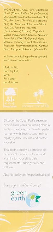 PURE FIJI Body Lotion Hydrating - Moisturizing Lotion for Dry Skin with Coconut Milk and Vitamin E, Organic Body Lotion For Women and Men, Pineapple Scent, 3 oz
