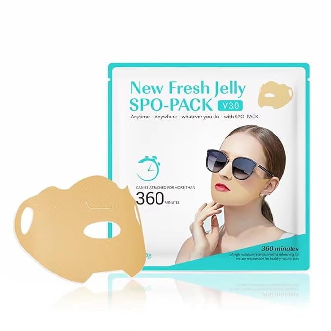 JACHOYI 5-Piece Golf Face Mask,Outdoor UV Protection Mask,Golf Sunscreen Patch,Gel Skin Care Mask,Suitable for Outdoor Sports, Cycling, Mountain Climbing