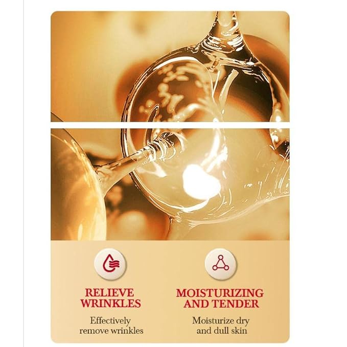 Women's Anti-Aging Serum with Hyaluronic Acid, Vitamin E, and Boseine Capsules - 25 Grains - Reduces Wrinkles and Dark Spots, Hydrating Face Serum for Dry Skin