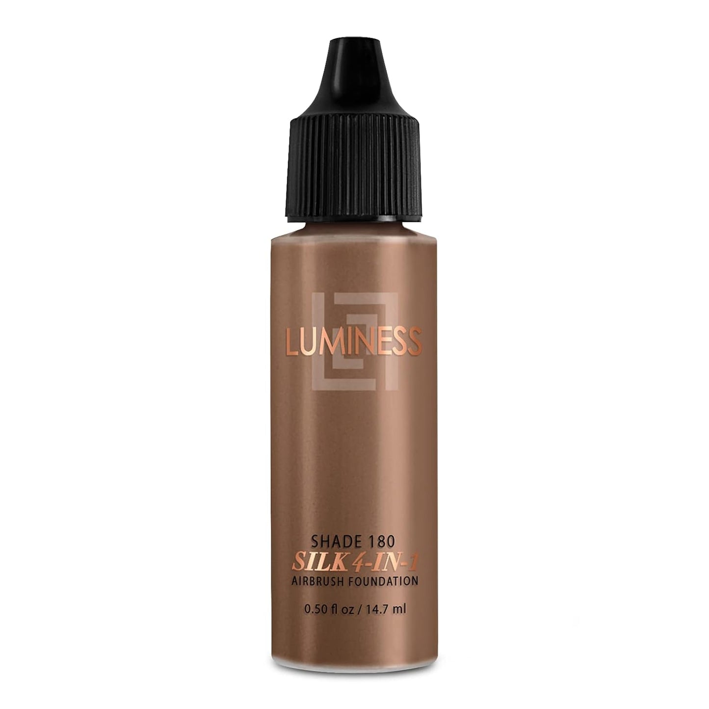 Luminess Air Silk 4-In-1 Airbrush Foundation- Foundation, Shade 180 (.5 Fl Oz) - Sheer to Medium Coverage - Anti-Aging Formula Hydrates and Moisturizes - Professional Makeup Kit for Cordless Air Brush
