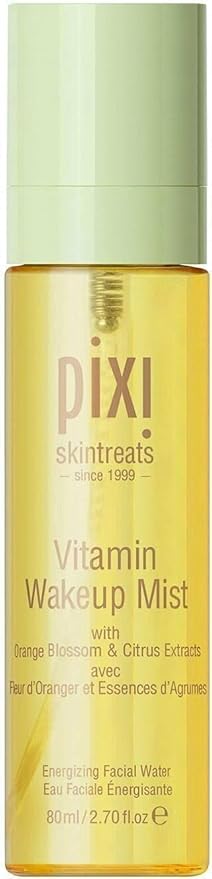 Pixi Vitamin-C Wakeup Mist | Helps Cool, Refresh, and Wake Up Skin | Adds Hydration | Boosting Treatment Toner 2.7ml / 80ml