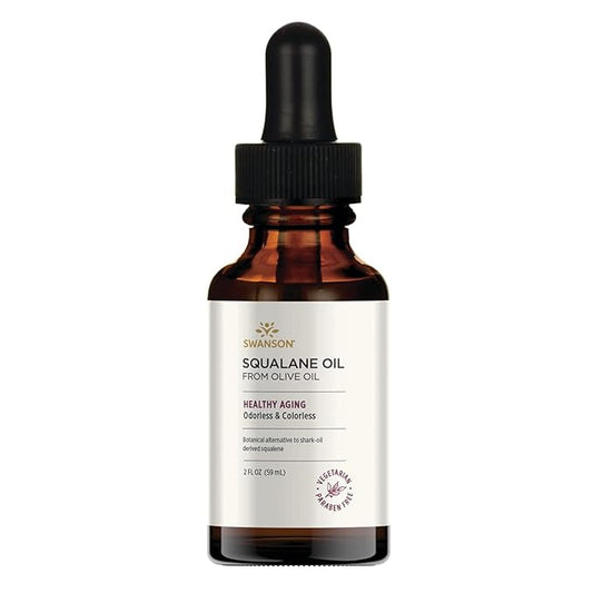 Swanson Vegetarian Squalane Oil 2 fl Ounce (59 ml) Liquid