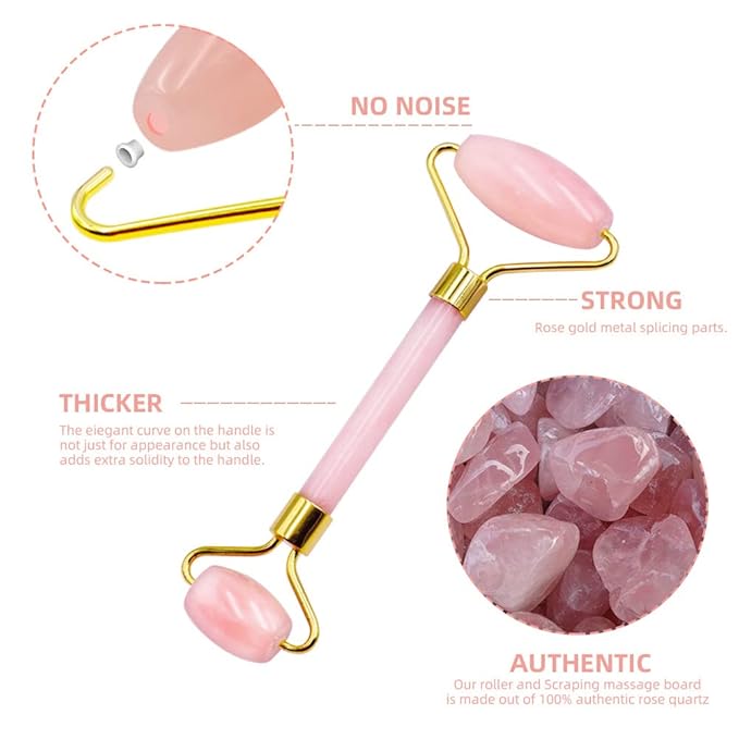 Jade Roller And Gua Sha Set