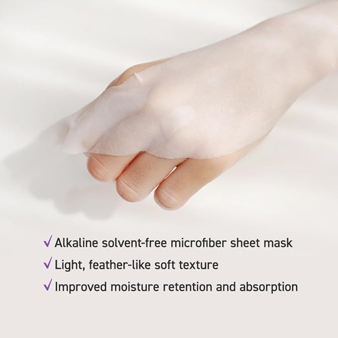 DR.ORACLE Glycyrrhizine Recipe Calming Purple Mask, Calming, Special K-Beauty Face Care, 250ml (8.4 fl. oz), 1 box -10 sheets