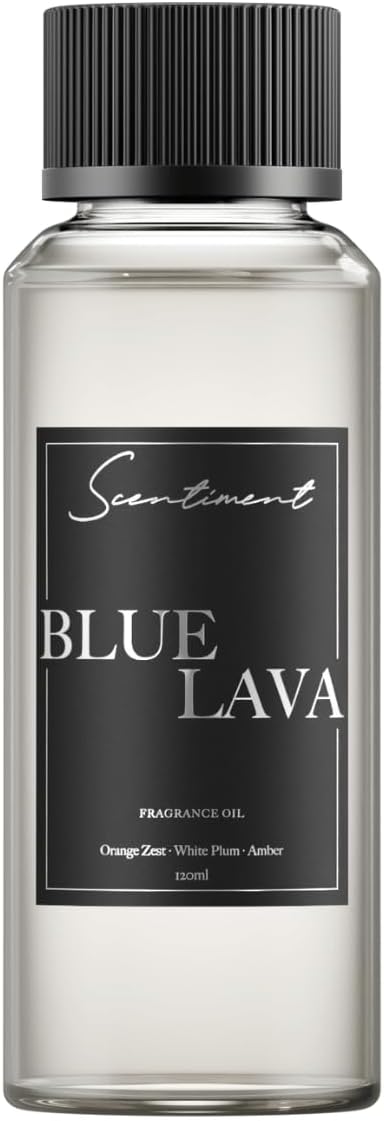 Blue Lava Designer Collection Diffuser Oils | Aromatherapy Home Fragrance | Luxurious Scent with Notes of Lime, Orange Zest, Cassis, Green Leaves (120 mL)