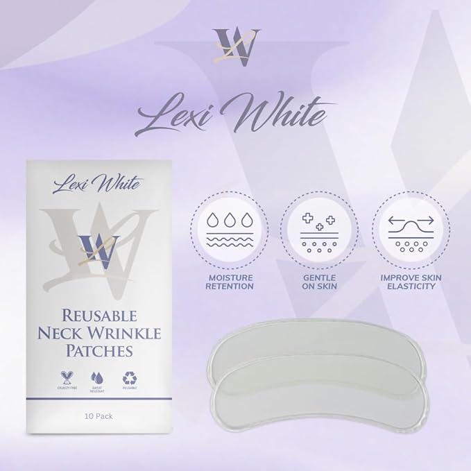 Reusable Neck Wrinkle Patches 10Pcs, Anti Wrinkle Patches, Face Tape for Wrinkles Overnight, Silicone Neck Patches, Silicone Wrinkle Patches for Neck Overnight, Silicone Patches for Wrinkles