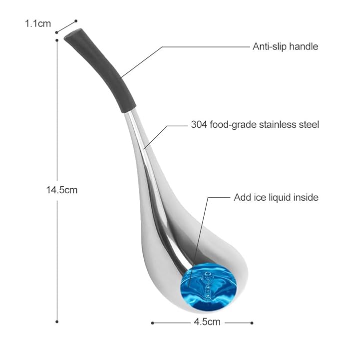 Ice Globes Facial Skin Care Tools for Women Face Eyes, Stainless Steel Face Beauty Cryo Sticks for Girls Ladies