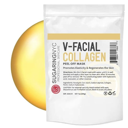 Vajacial Jelly Mask Collagen with Collagen Micro Elements V-Facial by Sugaring NYC 7oz 200g