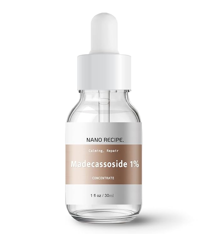 Madecassoside 1% Concentrate Serum – Soothing and Skin Barrier Strengthening, Redness Reducer, and Hydration Booster – Pure Ingredient for Calmer, Healthier Skin – 30ml