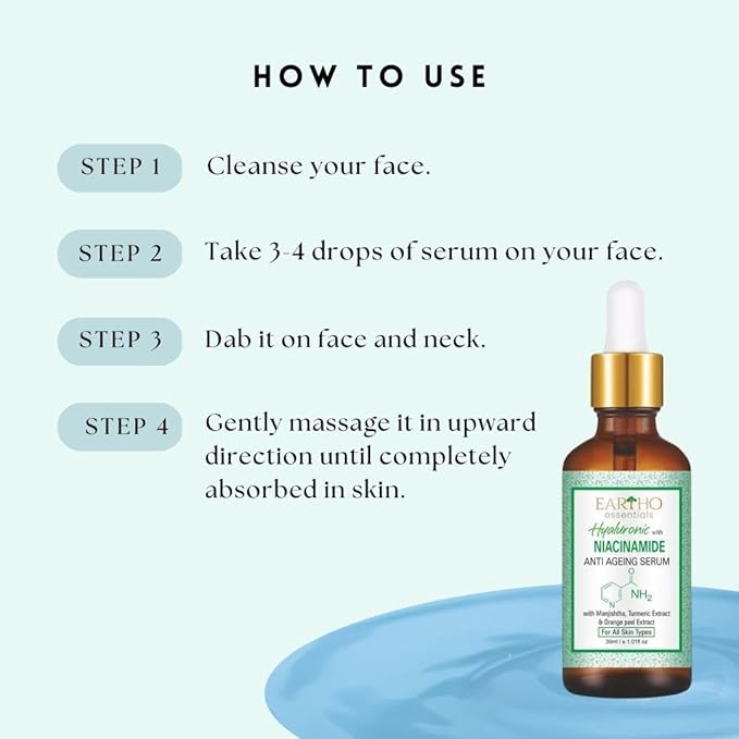 Ayurvedic Hyaluronic with Niacinamide Anti Ageing Serum 30 ML