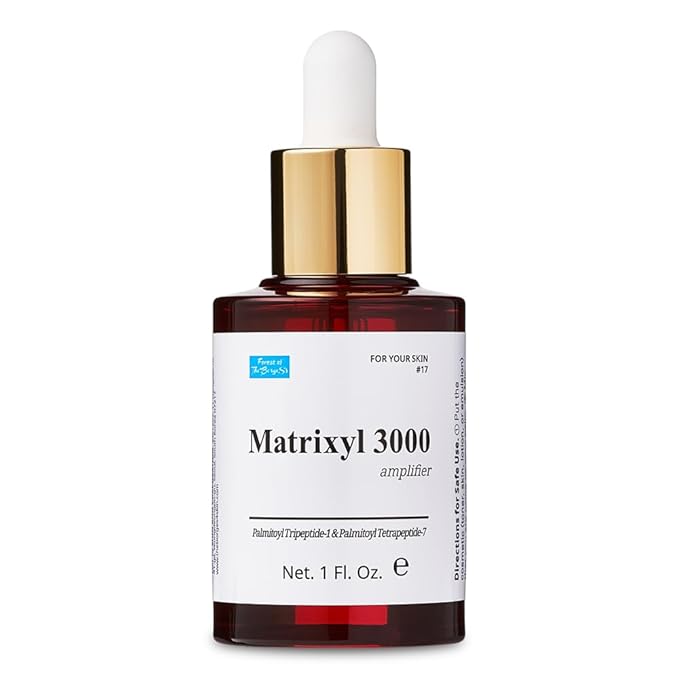 Forest of the Borges's Matrixyl 3000 Amplifier Serum 1.0 fl. oz. cosmetic ingredients for face, neck and skin, wrinkle
