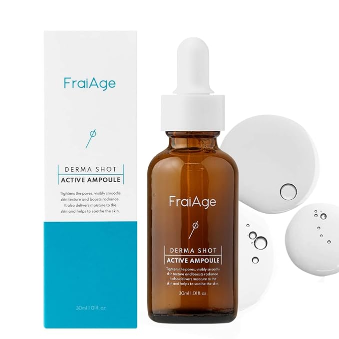 derma shot active ampoule 30 ml 1.01 fl oz_Skin Energy, Moisturizing, Calming,Pore Care, Hyaluronic Acid & Spicule serum, spicule from sea sponges &Hydrating Facial Serum,Korean Skincare.