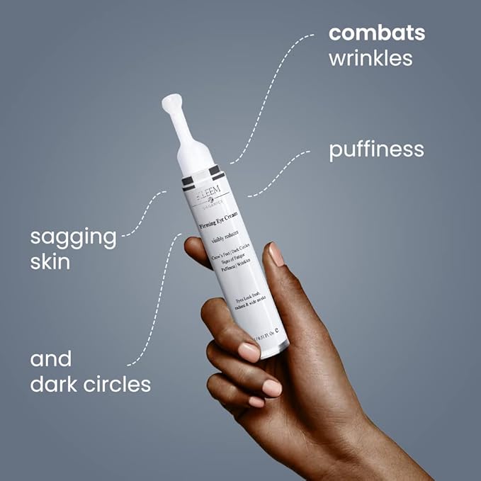 Anti Wrinkle Eye Cream for Dark Circles & Puffiness with Peptides and Niacinamide that Reduces Eye Bags, Crow's Feet, Fine Lines & Sagginess - Natural Under Eye Cream for Wrinkles - Eye Serum 15ML
