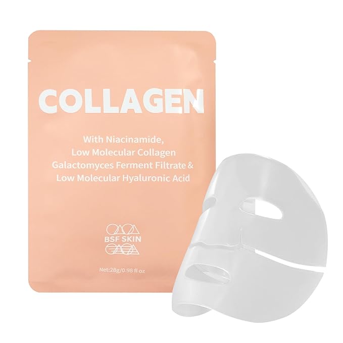 | Deep Collagen Hydrogel Face Mask With Niacinamide, Low Molecular Collagen, Galactomyces Ferment Filtrate, Low Molecular Hyaluronic Acid (28g x1ea)