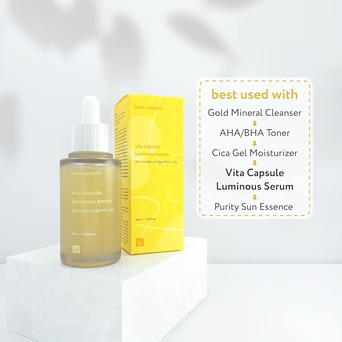 Face Republic Glow Duo - Vita Capsule Luminous Serum & Vita Glow Radiance Cream
