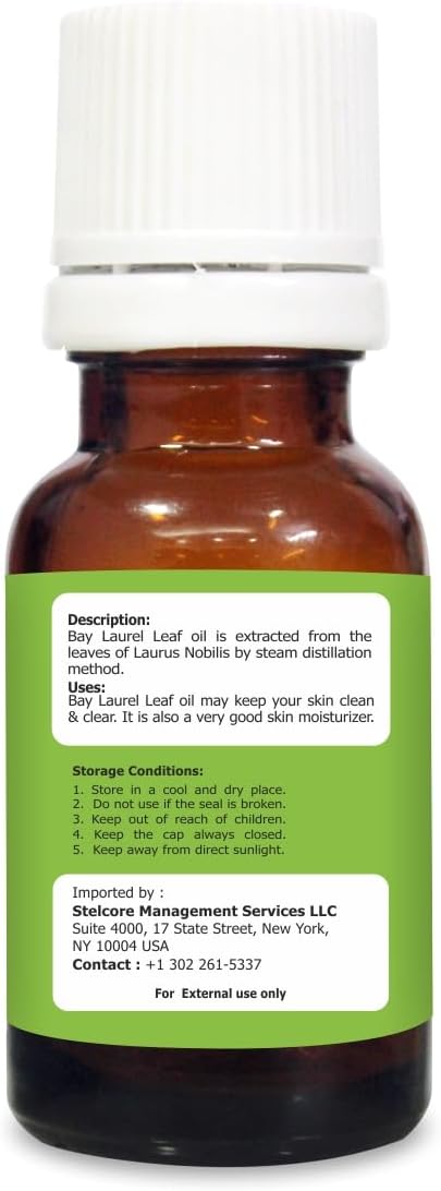 Salvia Bay Laurel Leaf (Laurus Nobilis) Oil - 15ml/0.507Fl Oz