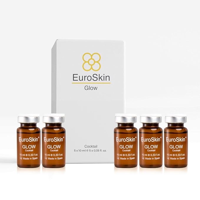 Glow. Get a glowing healthy and fresh appearance of face, hands, neck and upper chest area. Aestheticians' favorite liquid ampules. Ampollas liquidas favorita por las esteticistas.