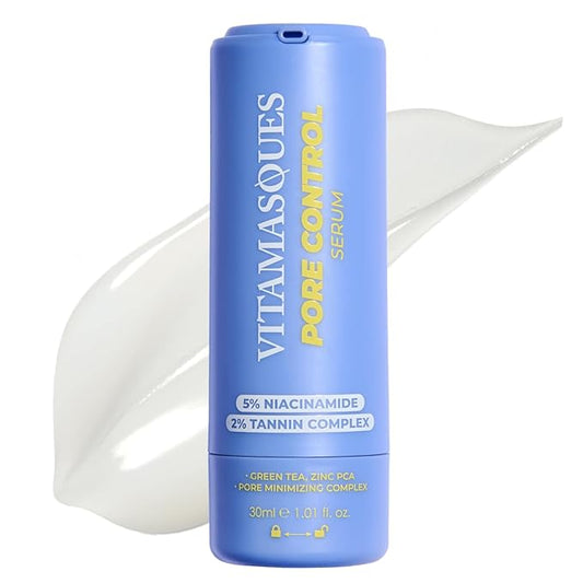 Vitamasques Pore Minimizer For Face - Pore Control Seum For Face With Niacinamide Sebum Control 1.01 Fl Oz
