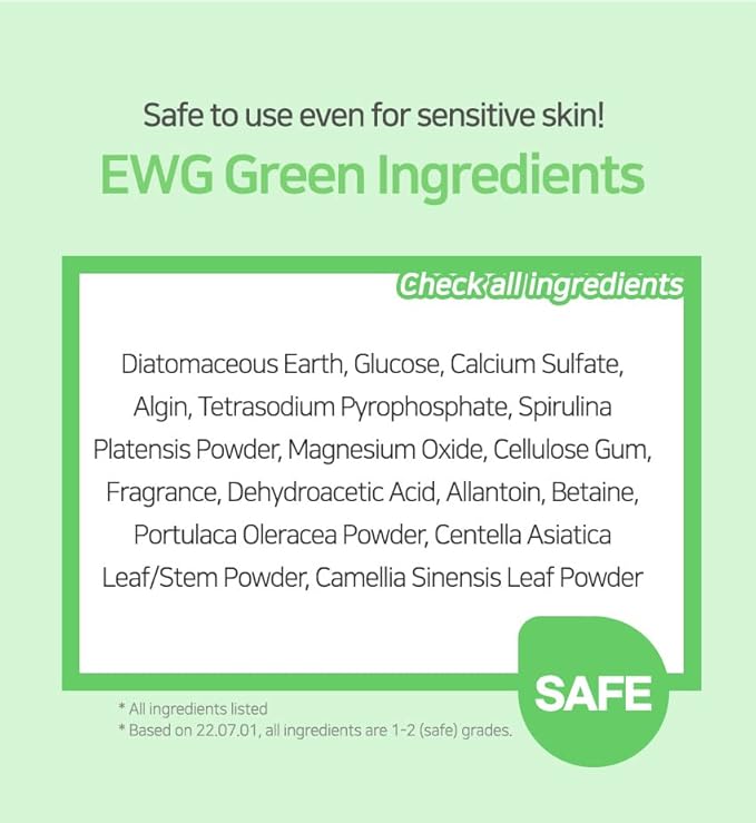 NEEDS NATURE Derma Tech Spirulina Modeling Pack 400g + Pack Tool Set