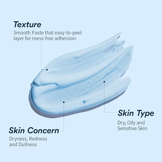 ANOTHERFACE PEPTATHENOL™ Aqua Balance Modeling Pack, Deep Hydrating & Cooling Jelly Mask, Intensive Calming & Soothing, Smooth Skin Texture, Home Spa Kit, Korean Skin Care, 4 cups in 1 Pack, Vegan