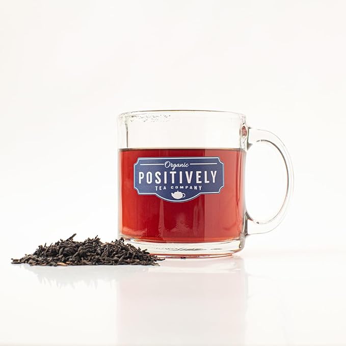 Organic Positively Tea Company, Assam TGFOP Black Tea, Loose Leaf, 16 Ounce