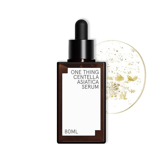 ONE THING Centella Asiatica Serum 2.7 Fl Oz | CICA HA Hyaluronic Acid Hydrating Soothing Ampoule for Oily Acne Prone Sensitive Irritated Facial Skin, Barrier Repair Fine Lines | Vegan Korean SkinCare