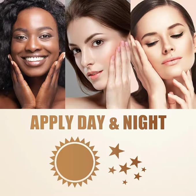 The LANEMY Retinol Serum & Snail Mucin Cream Skin Care Set, Daily Glow & Brighten, Fine Lines & Crow's Feet Treatment, Day and Night Care