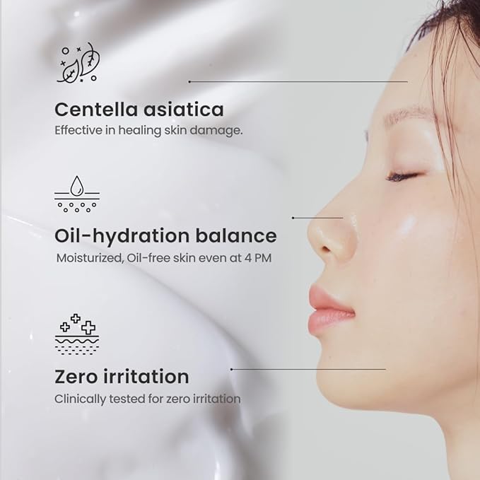 Hydrated After Skincare set, Soft Calming Cream + Serum Moisturizing Serum 30ml 1.01fl.oz , Cream 80ml 2.70fl.oz, Cream 50ml 1.69fl.oz for Sensitive Skin with Centella asiatica