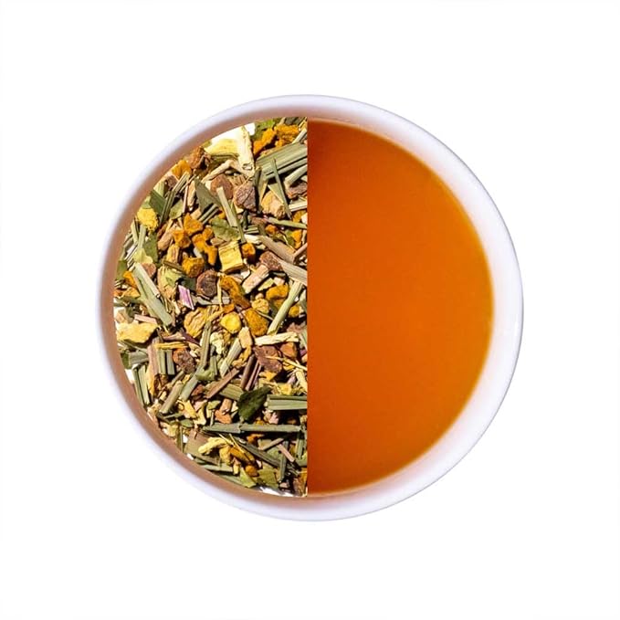 Luxmi Estates - Astounding Ashwagandha Tea - 50 Tea Bags | With Ashwagandha, Turmeric, Ginger, Lemongrass & More | Perfect Stress Relief Tea - Calming and Relaxing