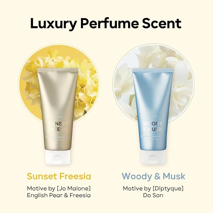 Hair Conditioning Mask 6.76 fl.oz | Korean Hair Treatment Mask with Luxury Woody & Musk Scent | Moisturizing & Nourishing Hair Mask for Perfume Alternative