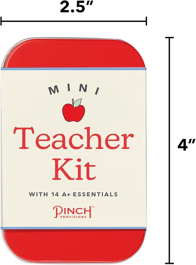 Pinch Provisions Unisex Teacher Kit - Includes 14 A+ Emergency Essential Items, The Ideal Gift for Your Favorite Teacher!