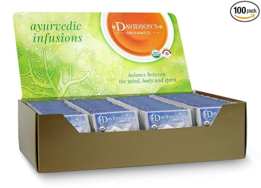 Davidson's Organics, Ayurvedic Infusions, Sleep, 100-count Individually Wrapped Tea Bags