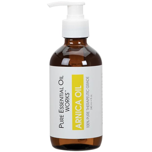 Arnica Oil, 100% Pure, Natural, Paraben-Free, 8 Ounces
