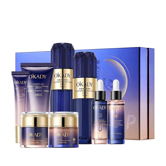 Skin Care Set Enzyme Skin Care Kit Beauty Gift Skin Kit For Women With 8 Pieces Valentine‘s day gift