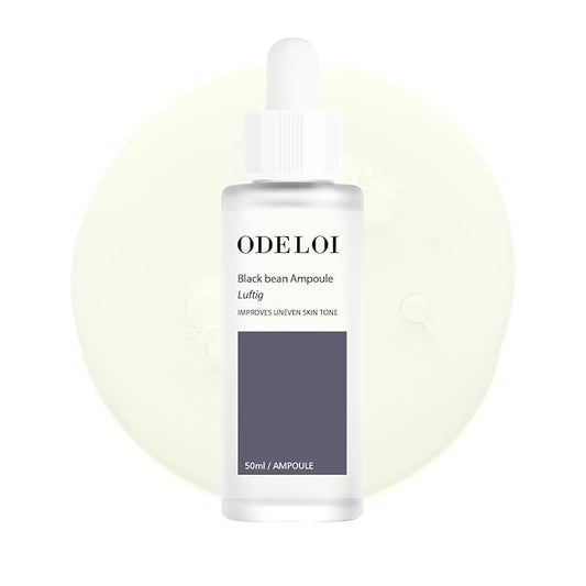 Black bean Ampoule Luftig, Skin Calm Ampoule with Skin Vitalizing, for Sensitive and Combination Skin, Mild Ampoule for Face, Korean Skin Care 1.69 fl.oz.