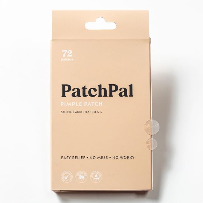 Pimple Patch, Acne Spot Treatment and Cover - Hydrocolloid Patch Salicylic Acid Acne Patch for Face, Blemish Patch, Zits, Breakouts Spot Treatment for Skin Facial Sticker 2 Sizes (72 Count)