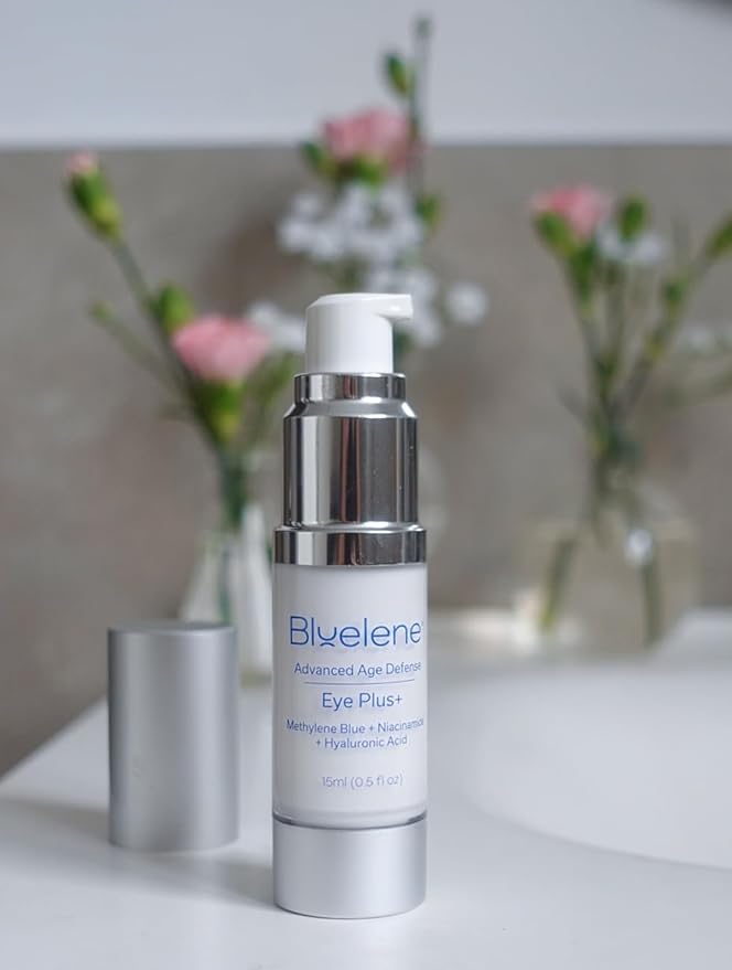 EyePlus+, a new formula powered by the ultimate trifecta of Methylene Blue, Ergothioneine, and Niacinamide. Dermatologist approved. Suitable for Sensitive Skin.