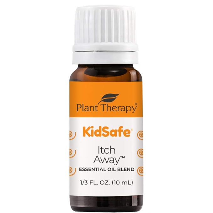Plant Therapy KidSafe Itch Away Essential Oil Blend 10 mL (1/3 oz) 100% Pure, Undiluted, Therapeutic Grade