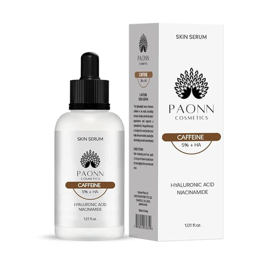Caffeine Eye Serum for Face and Skin, Hydrating Solution, Reduces Dark Circles, Puffiness & Fine Lines, Moisturizing