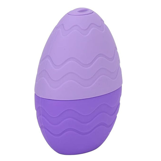Yosoo Silicone Egg Shaped Eye & Face Puffiness Relief Massage Ice Roller - Portable Ice Facial Roller